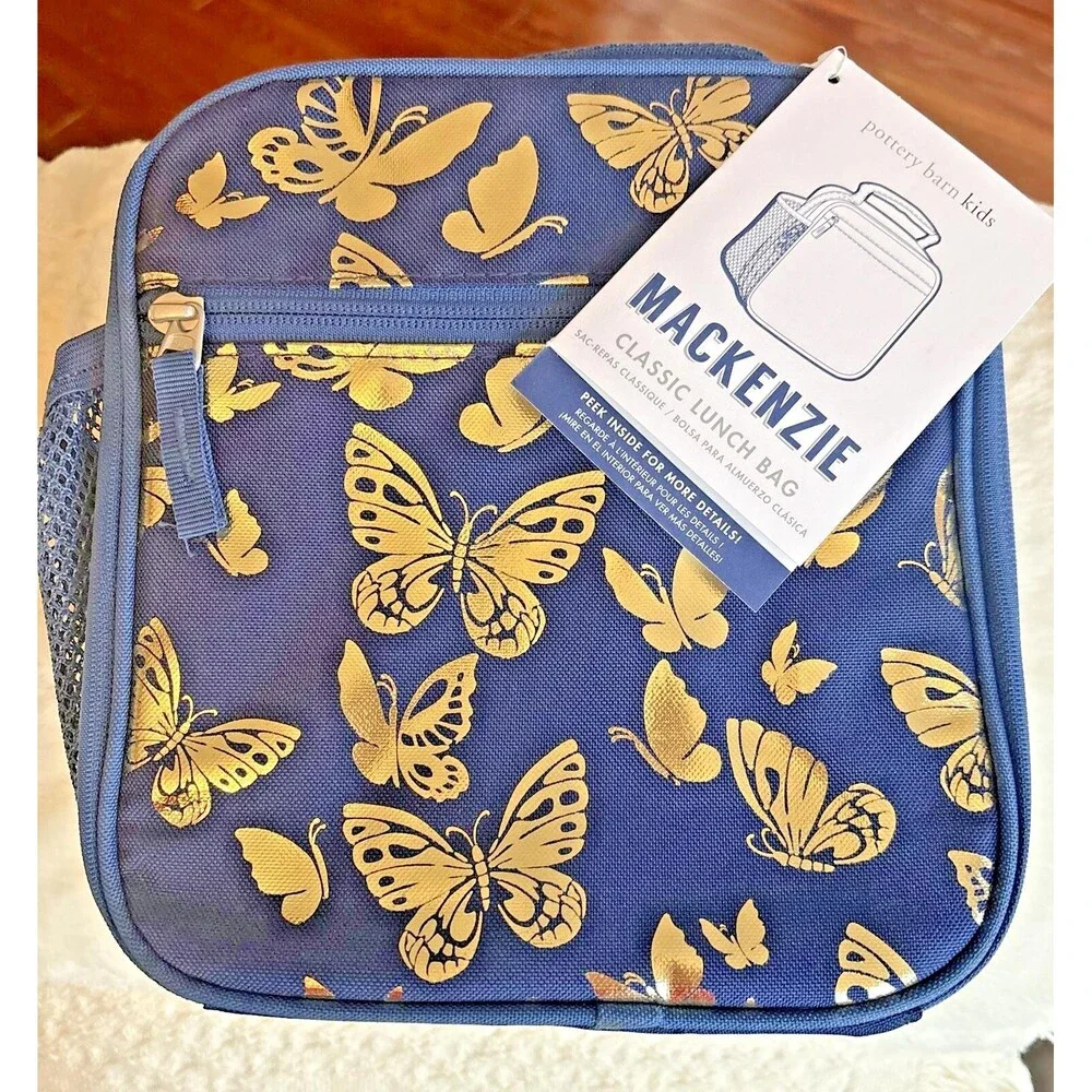 Pottery barn School LARGE BACKPACK +LUNCH BOX+WATER Rainbow Bag set 🌈